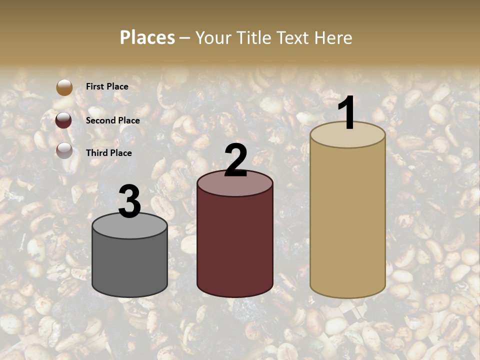 A Pile Of Nuts With The Words Name Of Presentation PowerPoint Template