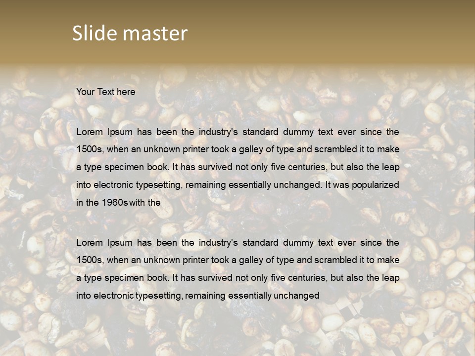 A Pile Of Nuts With The Words Name Of Presentation PowerPoint Template
