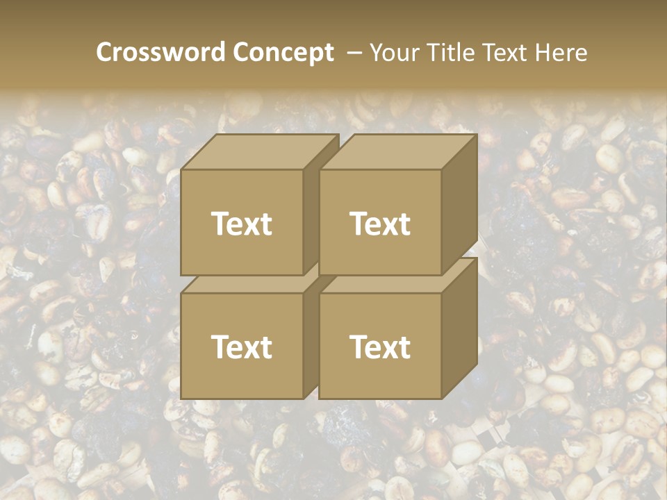 A Pile Of Nuts With The Words Name Of Presentation PowerPoint Template