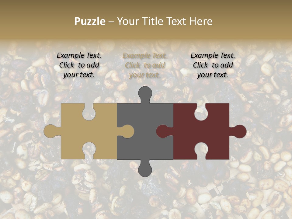 A Pile Of Nuts With The Words Name Of Presentation PowerPoint Template