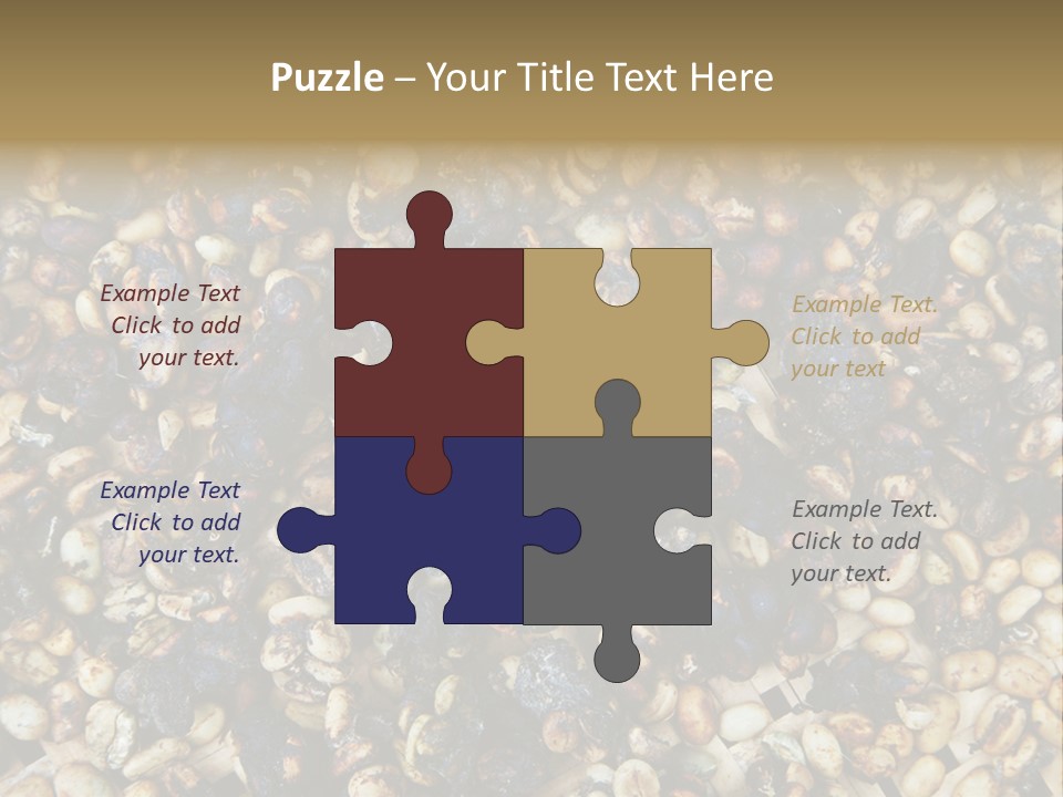 A Pile Of Nuts With The Words Name Of Presentation PowerPoint Template