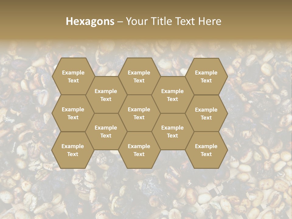 A Pile Of Nuts With The Words Name Of Presentation PowerPoint Template
