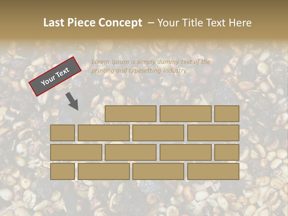 A Pile Of Nuts With The Words Name Of Presentation PowerPoint Template