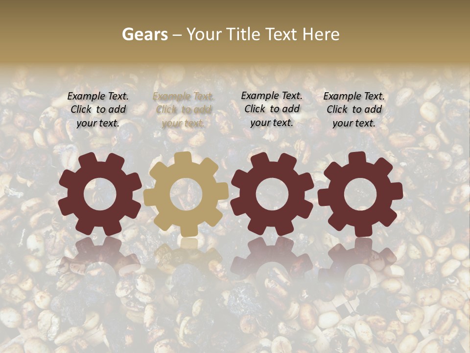 A Pile Of Nuts With The Words Name Of Presentation PowerPoint Template