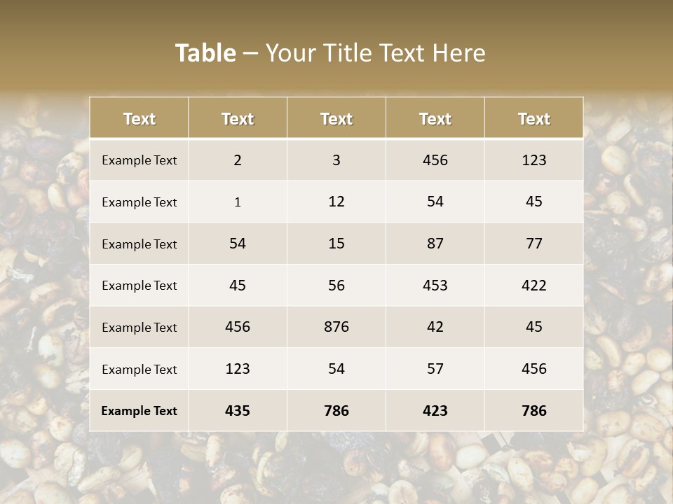 A Pile Of Nuts With The Words Name Of Presentation PowerPoint Template