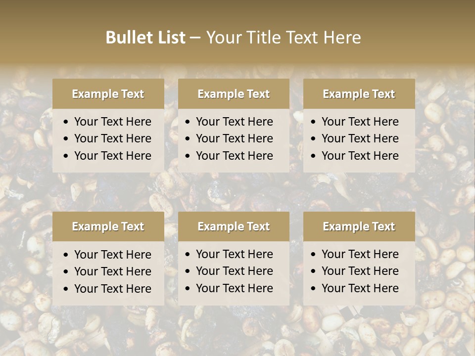 A Pile Of Nuts With The Words Name Of Presentation PowerPoint Template