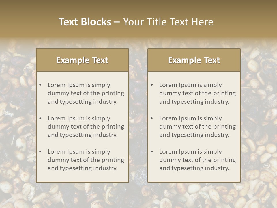A Pile Of Nuts With The Words Name Of Presentation PowerPoint Template