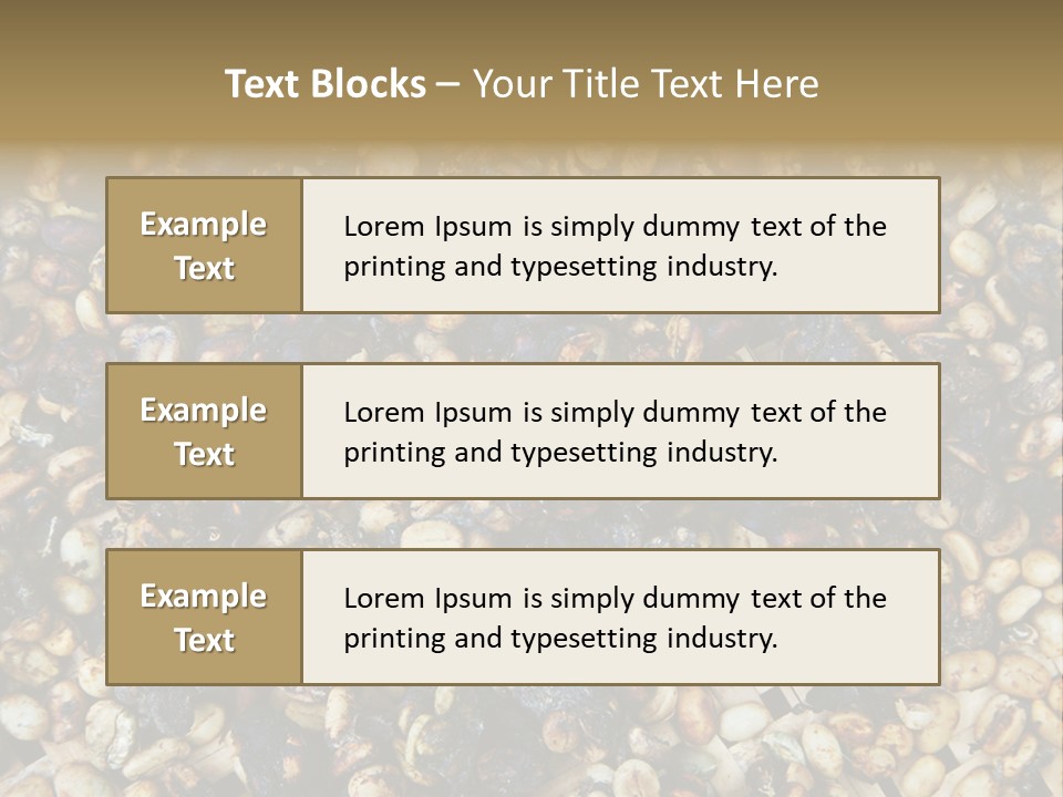 A Pile Of Nuts With The Words Name Of Presentation PowerPoint Template