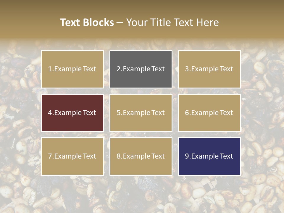 A Pile Of Nuts With The Words Name Of Presentation PowerPoint Template