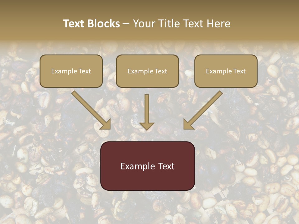 A Pile Of Nuts With The Words Name Of Presentation PowerPoint Template