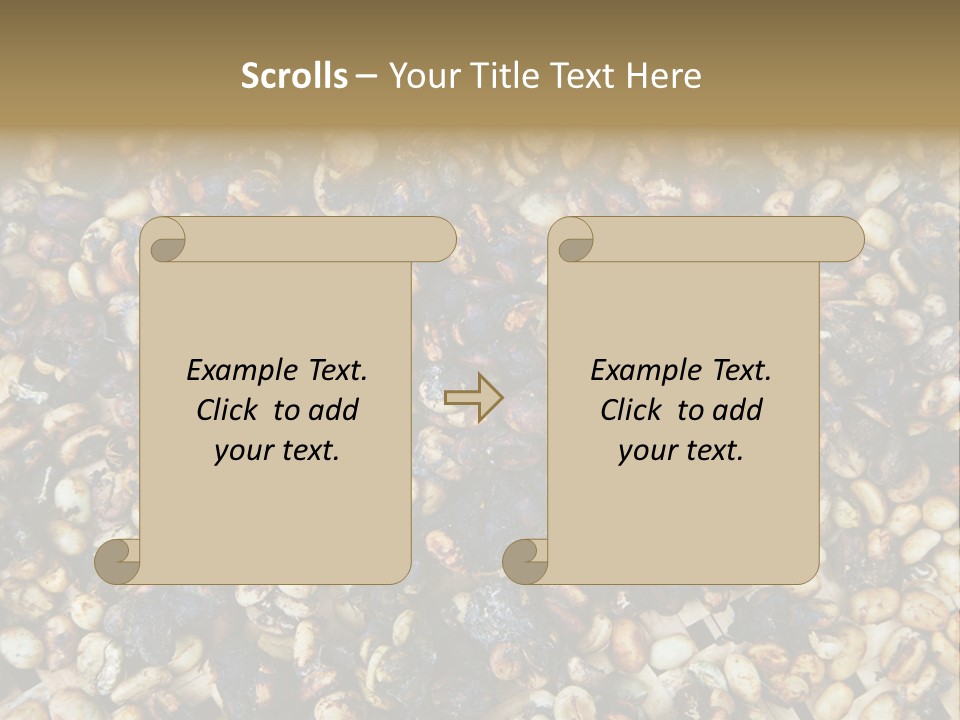 A Pile Of Nuts With The Words Name Of Presentation PowerPoint Template