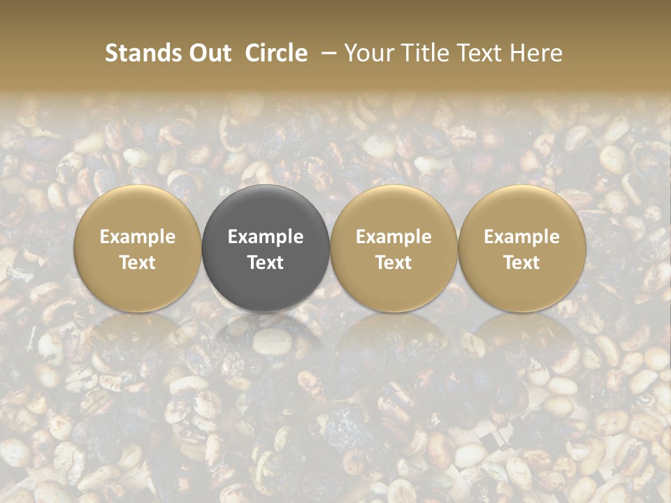 A Pile Of Nuts With The Words Name Of Presentation PowerPoint Template