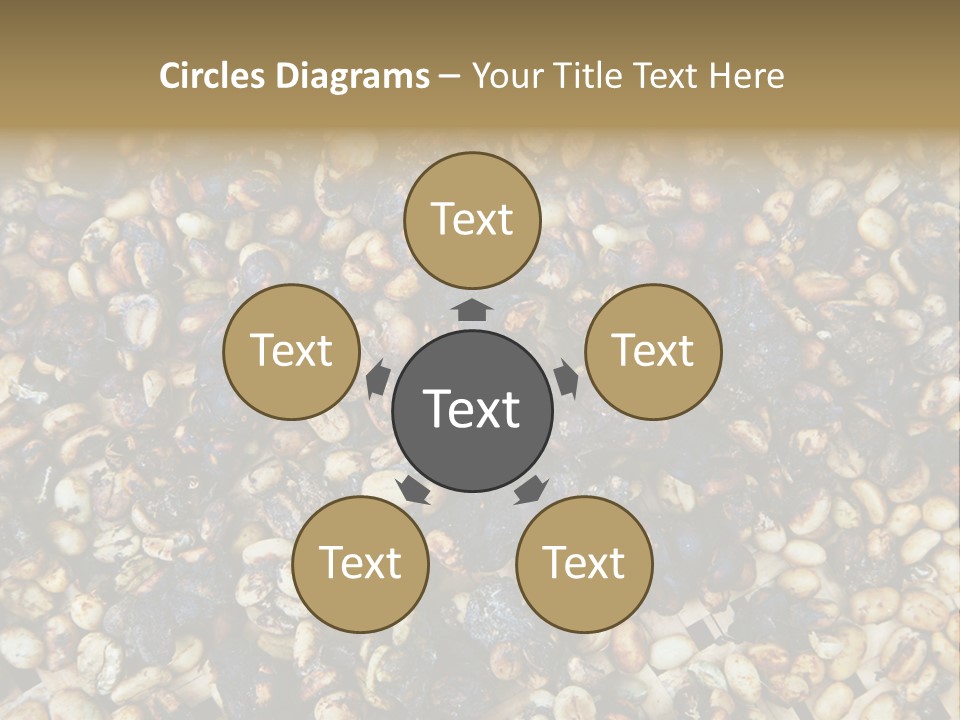 A Pile Of Nuts With The Words Name Of Presentation PowerPoint Template