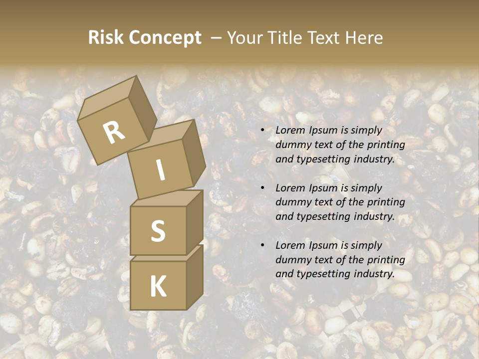 A Pile Of Nuts With The Words Name Of Presentation PowerPoint Template