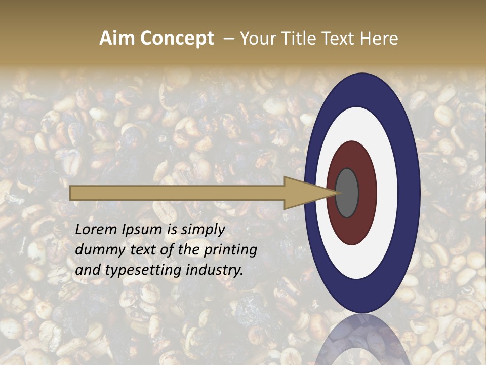 A Pile Of Nuts With The Words Name Of Presentation PowerPoint Template