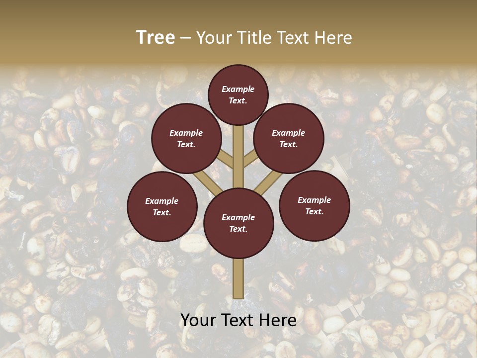 A Pile Of Nuts With The Words Name Of Presentation PowerPoint Template