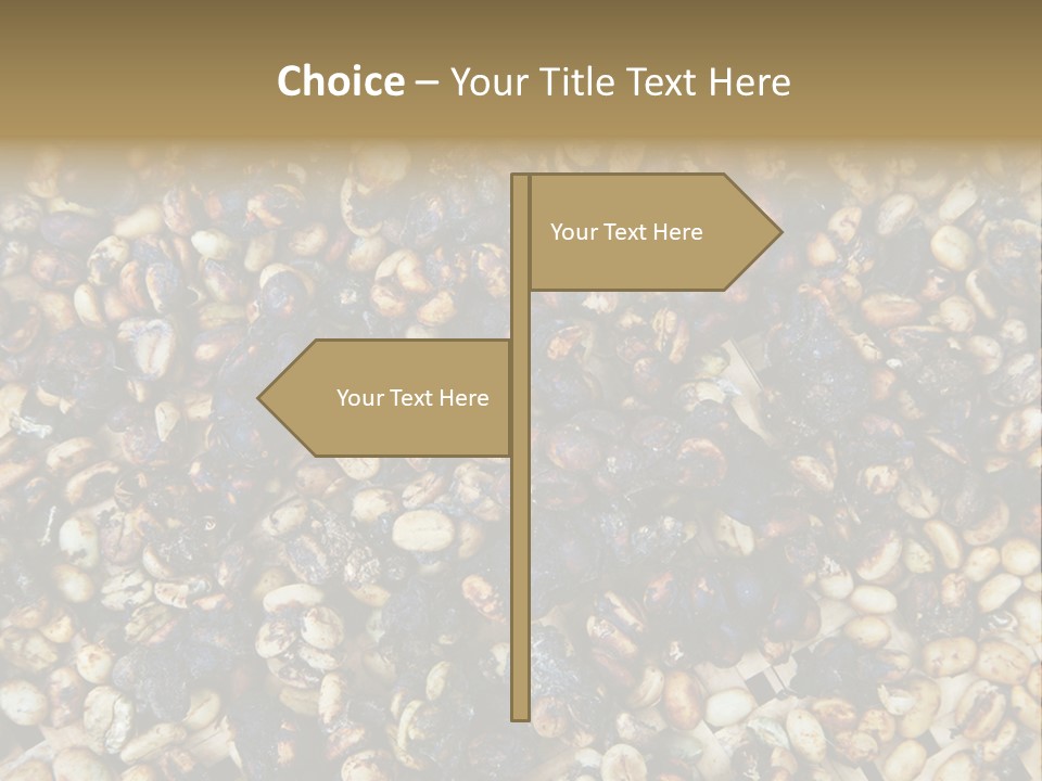 A Pile Of Nuts With The Words Name Of Presentation PowerPoint Template