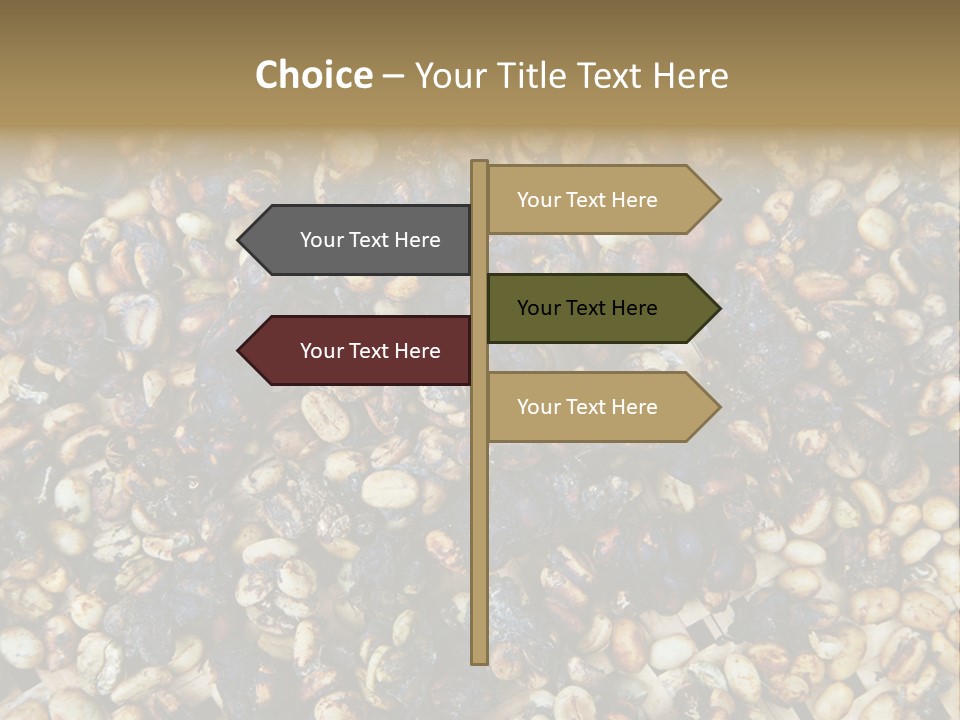 A Pile Of Nuts With The Words Name Of Presentation PowerPoint Template