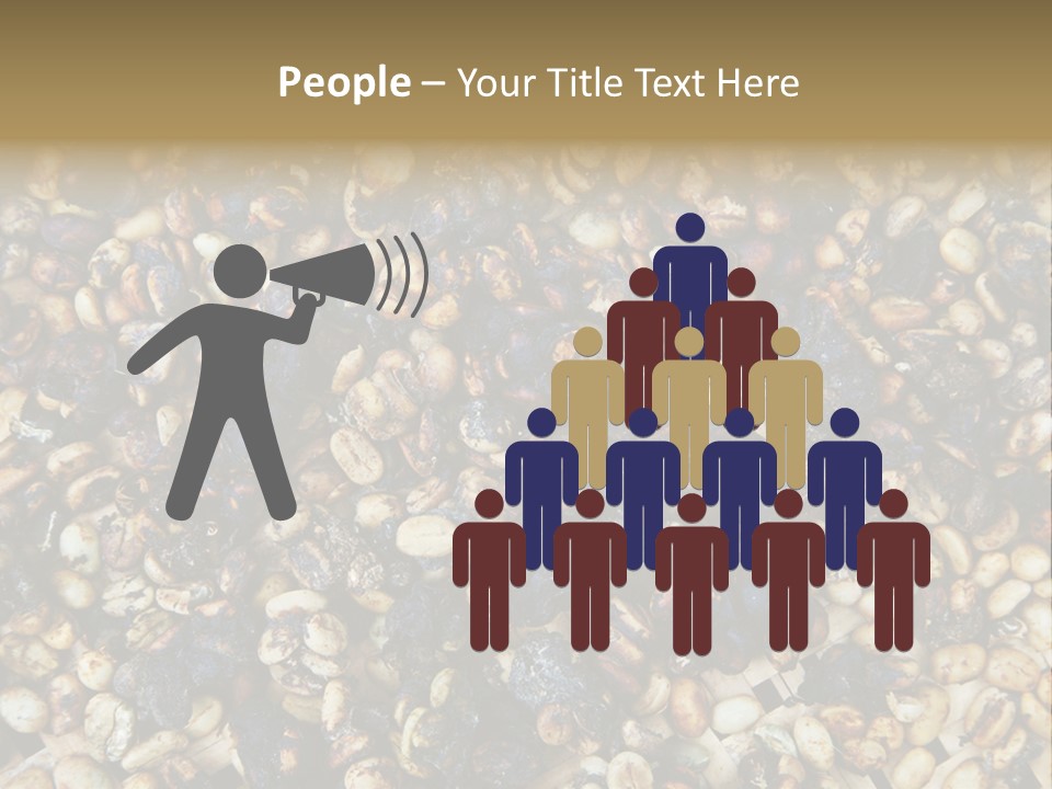 A Pile Of Nuts With The Words Name Of Presentation PowerPoint Template