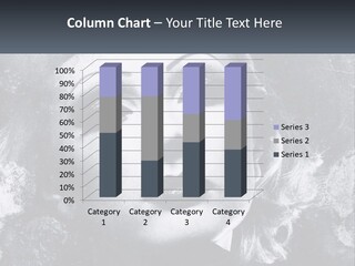 A Black And White Photo Of A Woman's Face PowerPoint Template