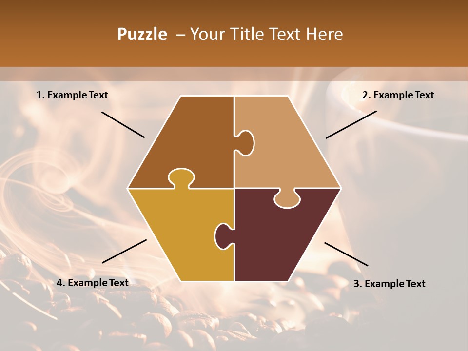 A Cup Of Coffee With Steam Coming Out Of It PowerPoint Template