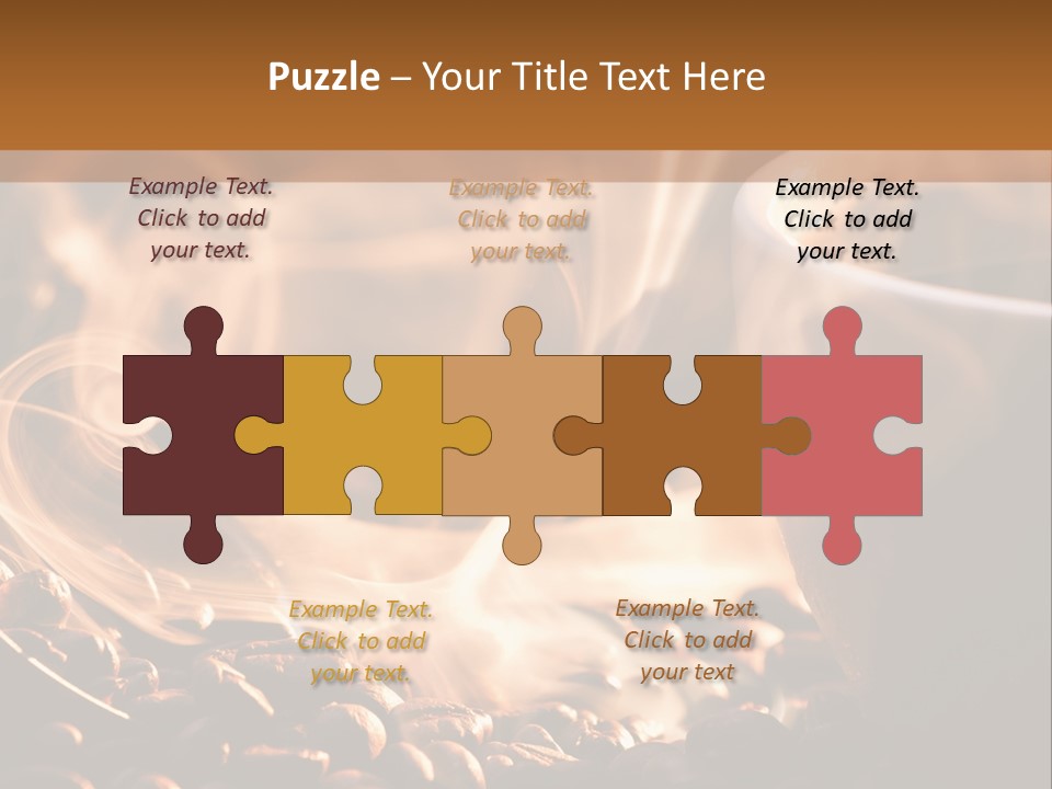 A Cup Of Coffee With Steam Coming Out Of It PowerPoint Template