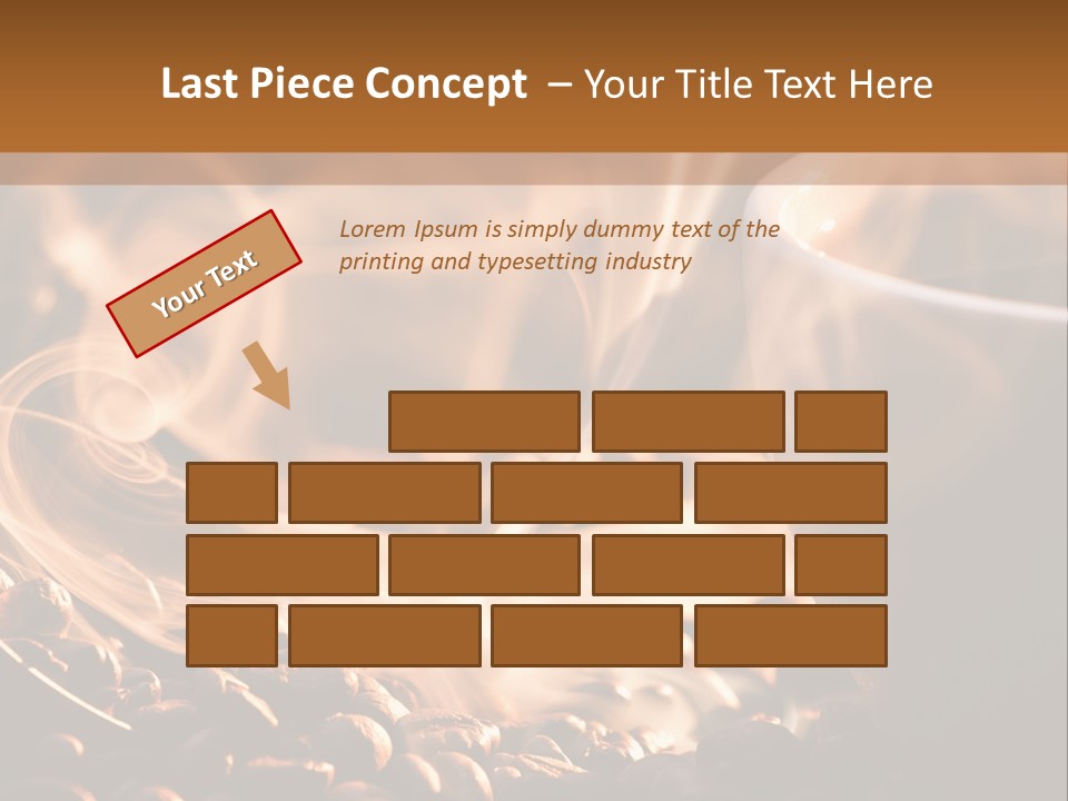 A Cup Of Coffee With Steam Coming Out Of It PowerPoint Template