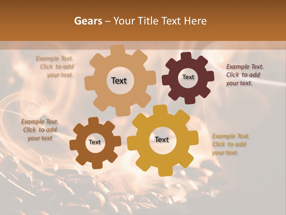 A Cup Of Coffee With Steam Coming Out Of It PowerPoint Template