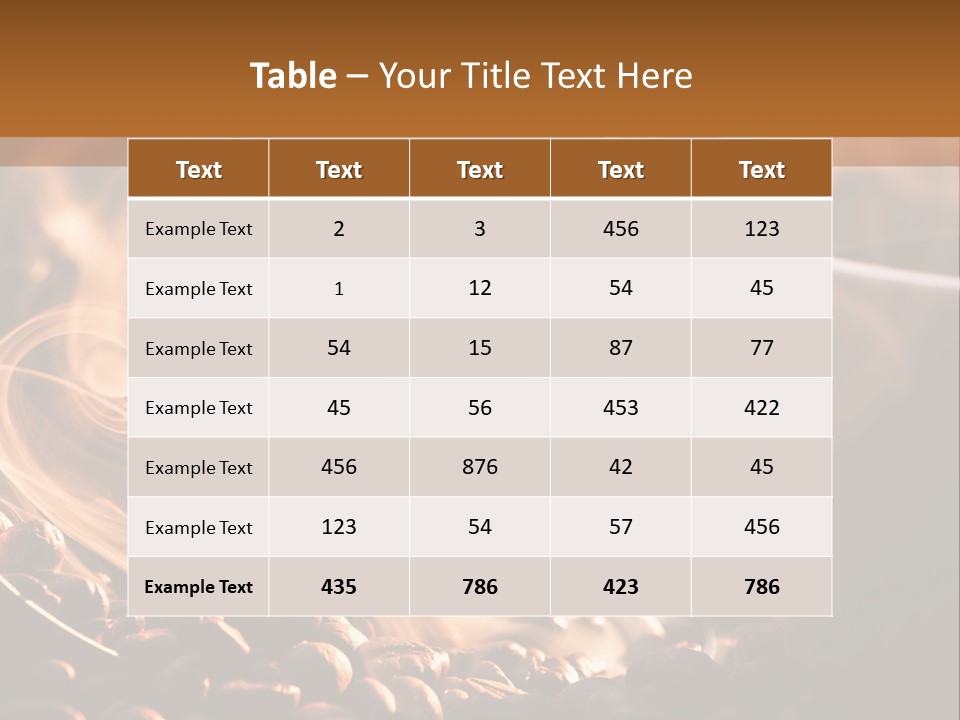 A Cup Of Coffee With Steam Coming Out Of It PowerPoint Template