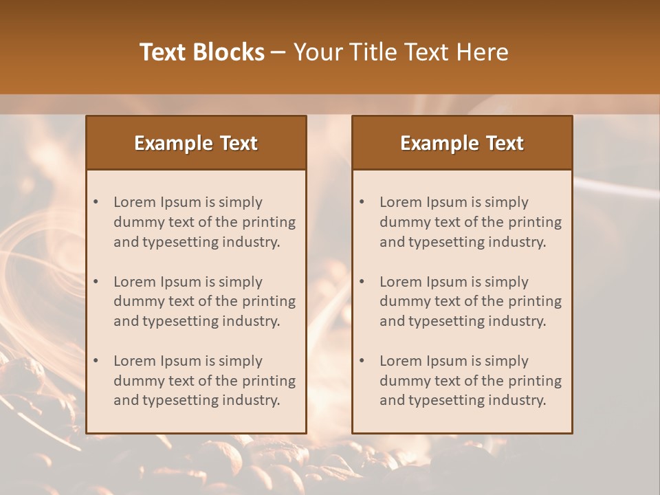A Cup Of Coffee With Steam Coming Out Of It PowerPoint Template