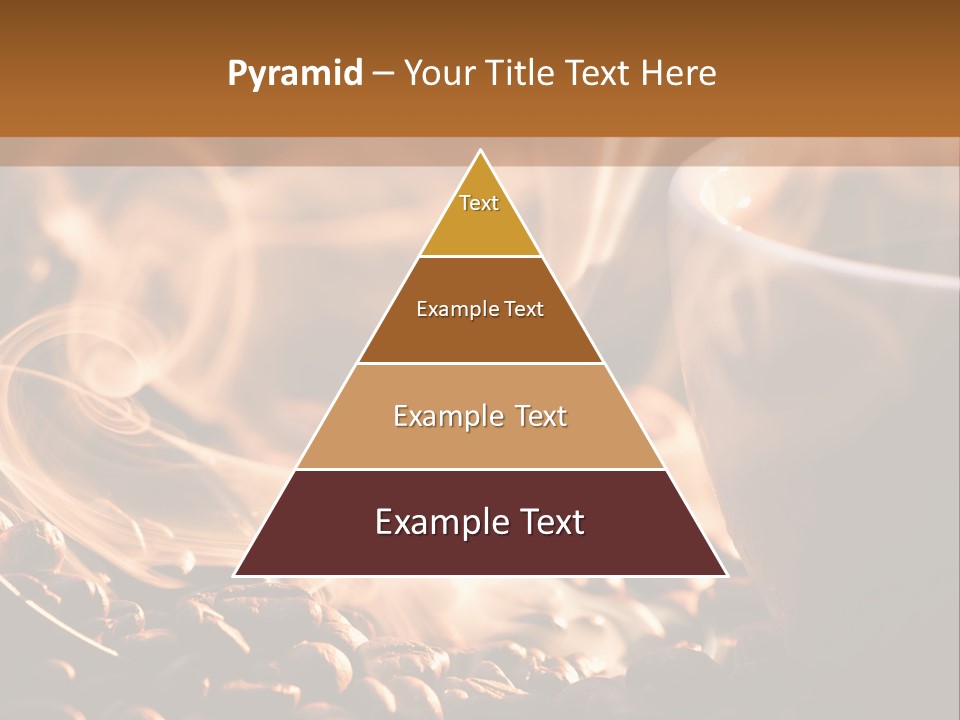 A Cup Of Coffee With Steam Coming Out Of It PowerPoint Template