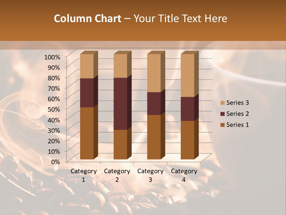 A Cup Of Coffee With Steam Coming Out Of It PowerPoint Template