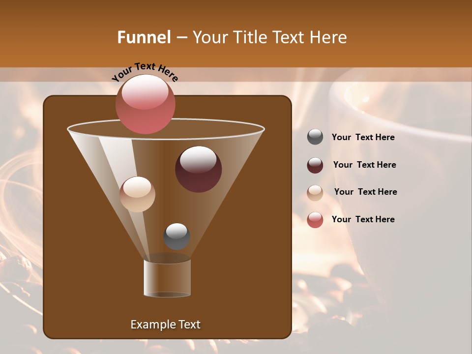 A Cup Of Coffee With Steam Coming Out Of It PowerPoint Template