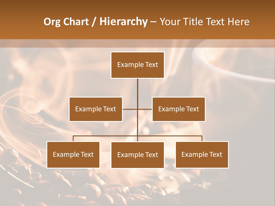 A Cup Of Coffee With Steam Coming Out Of It PowerPoint Template