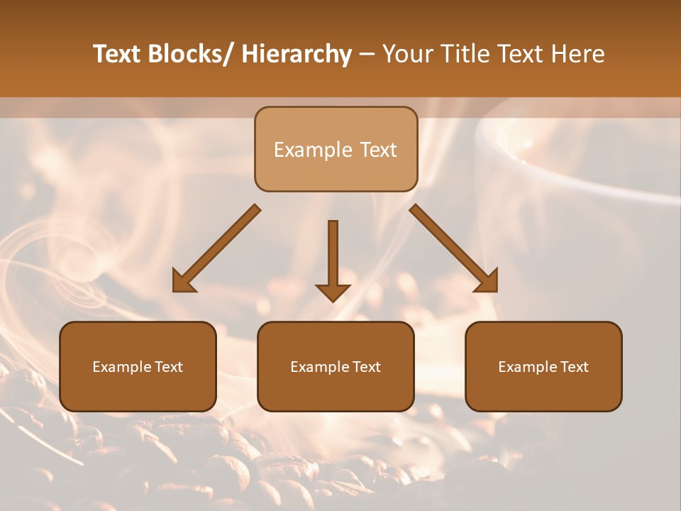A Cup Of Coffee With Steam Coming Out Of It PowerPoint Template
