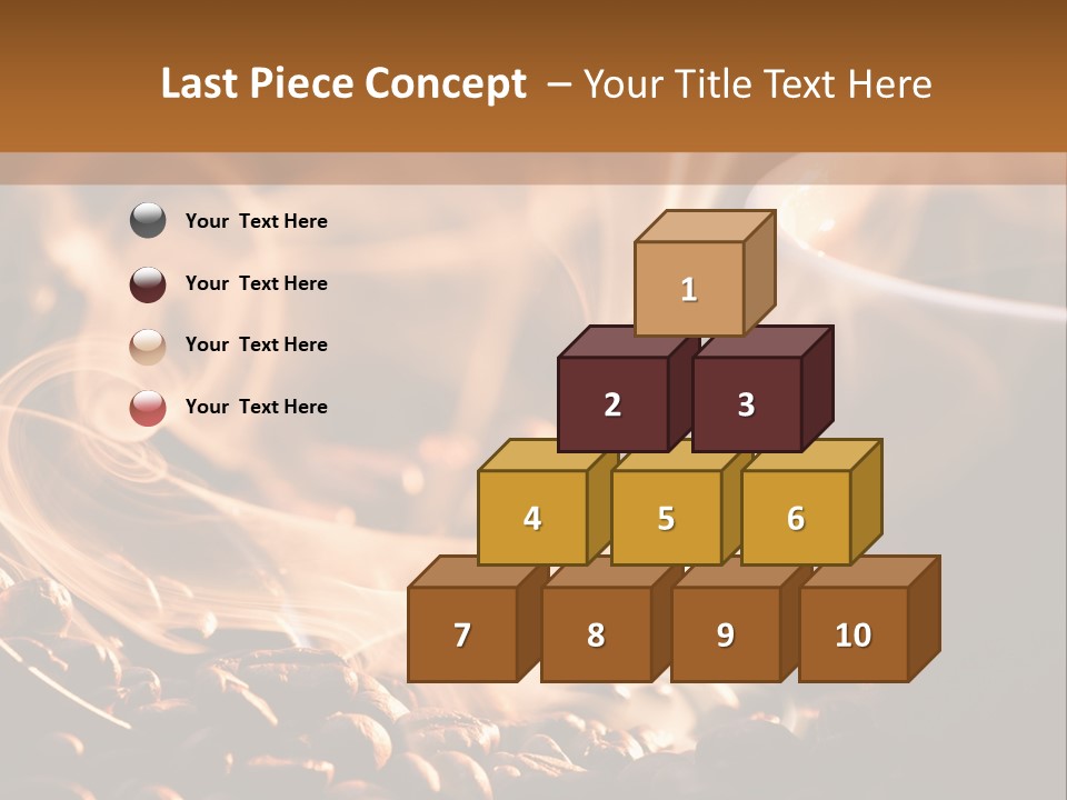 A Cup Of Coffee With Steam Coming Out Of It PowerPoint Template