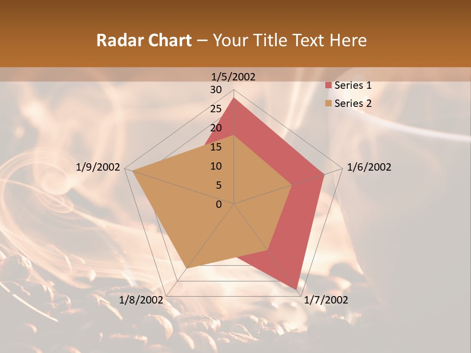 A Cup Of Coffee With Steam Coming Out Of It PowerPoint Template