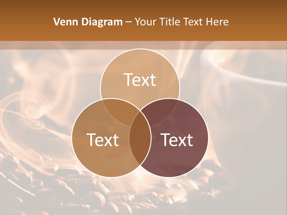 A Cup Of Coffee With Steam Coming Out Of It PowerPoint Template
