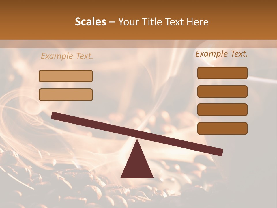 A Cup Of Coffee With Steam Coming Out Of It PowerPoint Template
