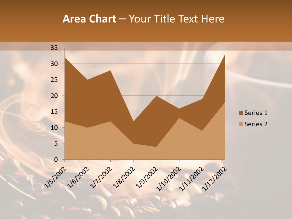 A Cup Of Coffee With Steam Coming Out Of It PowerPoint Template