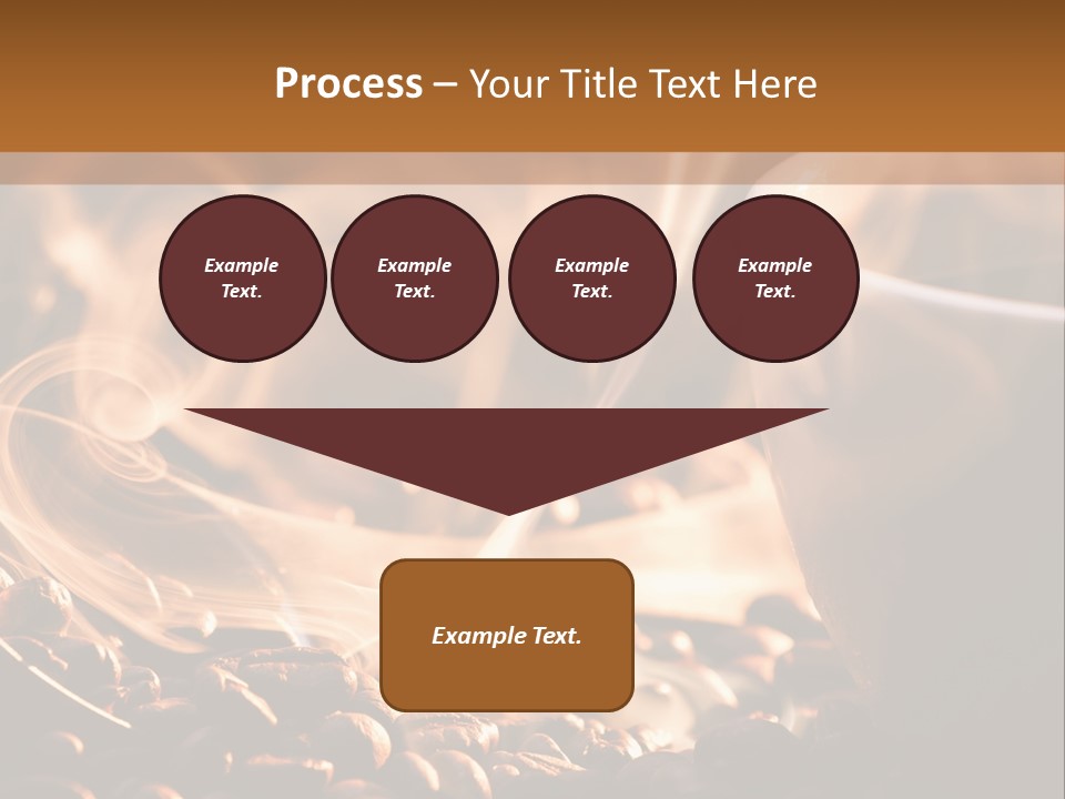 A Cup Of Coffee With Steam Coming Out Of It PowerPoint Template