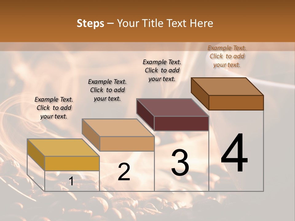 A Cup Of Coffee With Steam Coming Out Of It PowerPoint Template