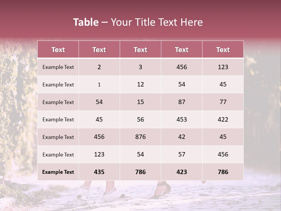 A Man And A Woman Walking Down A Street Holding Hands PowerPoint Template