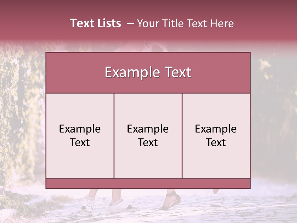 A Man And A Woman Walking Down A Street Holding Hands PowerPoint Template