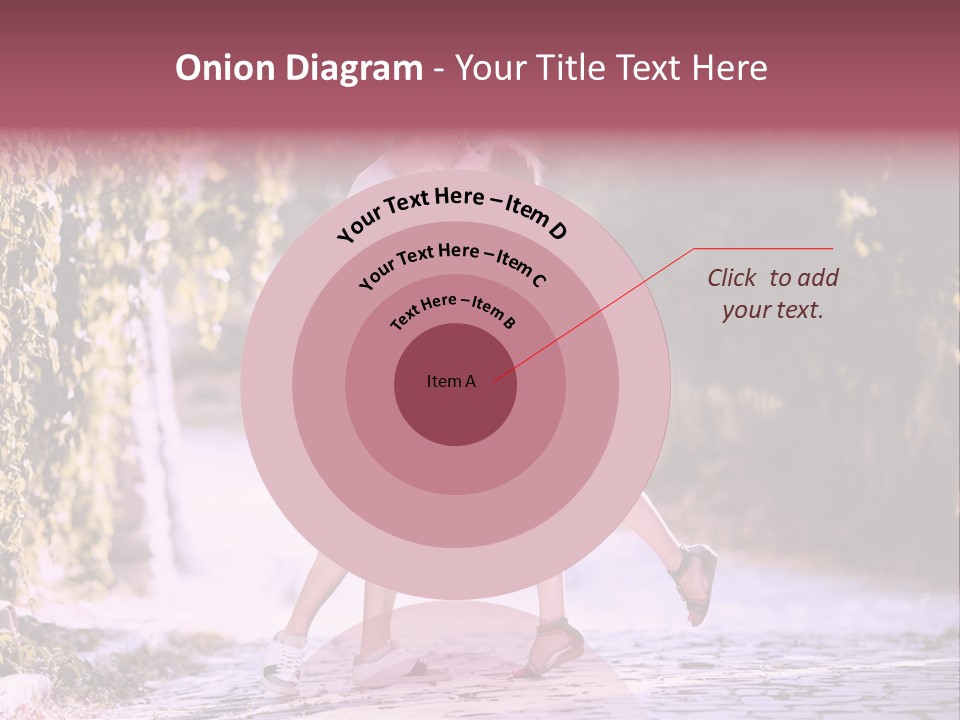 A Man And A Woman Walking Down A Street Holding Hands PowerPoint Template