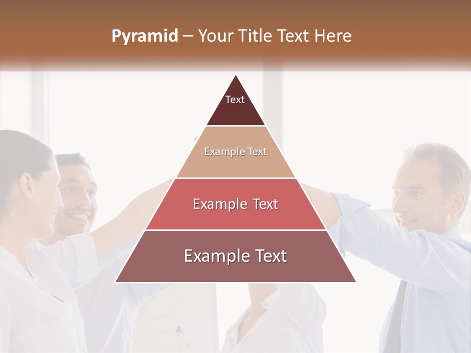 A Group Of People Holding Their Hands Together PowerPoint Template