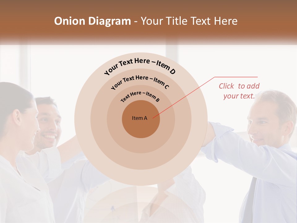 A Group Of People Holding Their Hands Together PowerPoint Template