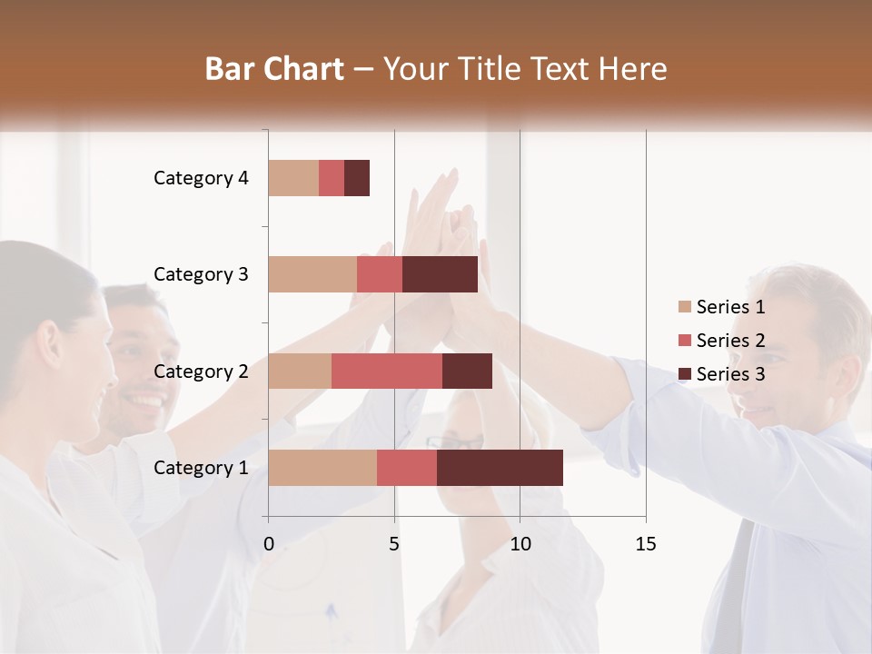 A Group Of People Holding Their Hands Together PowerPoint Template