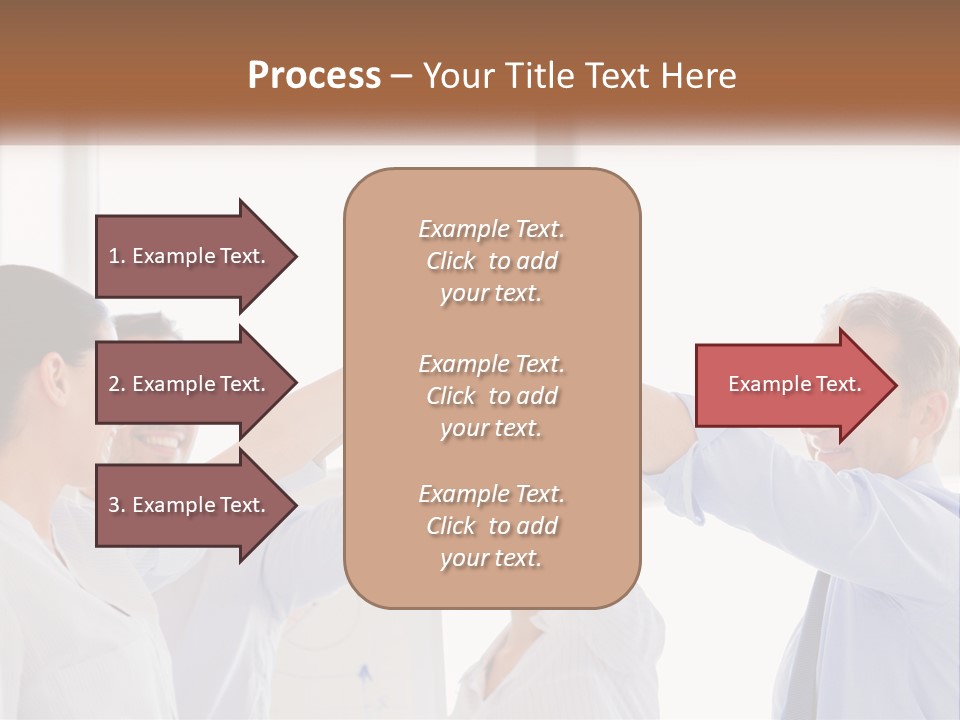 A Group Of People Holding Their Hands Together PowerPoint Template