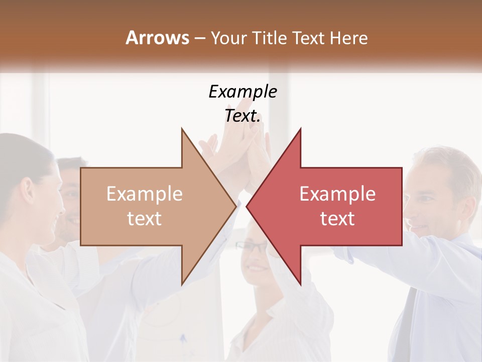 A Group Of People Holding Their Hands Together PowerPoint Template